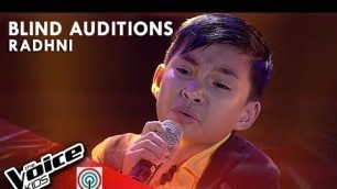 'Radhni Tiplan - I Who Have Nothing | Blind Auditions | The Voice Kids Philippines Season 4'