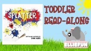 'Read Along | Splatter | Nursery Rhymes, Books & Songs For Kids | Learn To Read'