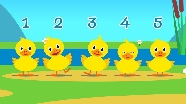 'Five Little Ducks Song | Kids Songs & Nursery Rhymes | Learn to Count the Little Ducks Smart Babies'