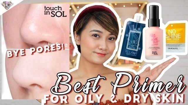 'BYE HUGE PORES! BEST & NAKAKAKINIS NA PRIMER FOR OILY & DRY SKIN | TOP PRIMERS | MAE LAYUG'