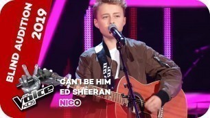 'Ed Sheeran - Can I Be Him (Nico) | Blind Auditions | The Voice Kids 2019 | SAT.1'