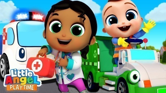 'Jobs Song | Fun Sing Along Songs by Little Angel Playtime'