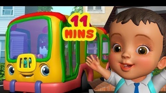 'స్కూల్ బస్సు పిల్లల పాట - School Bus Song | Telugu Rhymes for Children | infobells'