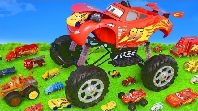 'Custom Lightning McQueen Monster Truck'