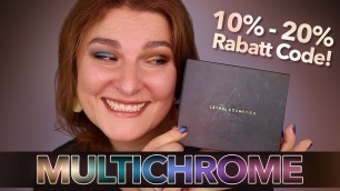 'Meine MULTICHROME Palette von LETHAL COSMETICS!  20% Rabatt Code ❤️
