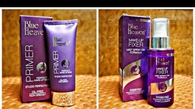 'Blue Heaven Primer & Makeup Fixer Review & Wear Test||India\'s Cheapest Primer?? Worth it or not??'