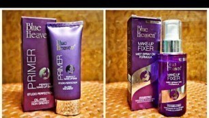'Blue Heaven Primer & Makeup Fixer Review & Wear Test||India\'s Cheapest Primer?? Worth it or not??'