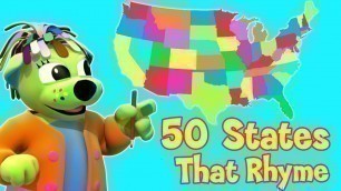 'Nursery Rhymes and Kids Songs | 50 States That Rhyme | Raggs Tv'