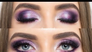 'Dewy foundation Purple Eye Makeup BH cosmetics foil palette'