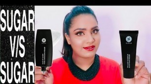 'SUGAR MOST ELIGIBLUR SMOOTHING PRIMER V/S SUGAR BASE OF GLORY PRIMER REVIEW//DEMO//NEHASMARTY'