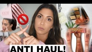 'ANTI HAUL ! ANASTASIA BEVERLY HILLS| UD NAKED HEAT | KKW BY KYLIE COSMETICS |MAYRA JOANN'