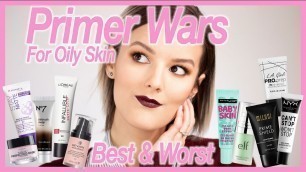 'The Best & Worst Primers -  Primer Wars Finale - Oily Skin (Drugstore Edition)'