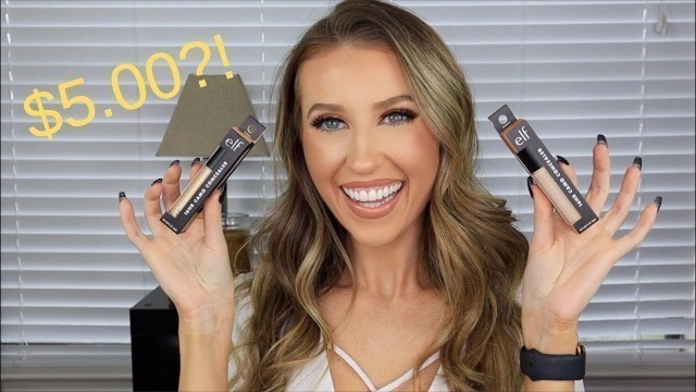 'ELF CAMO CONCEALER | Tarte Shape Tape DUPE! $5 !!!!!'