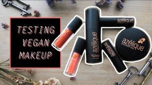'Testing Vegan Makeup from Azelique'
