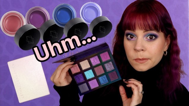 'Lethal Cosmetics Nightflower collection, swatches and review'