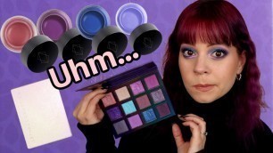 'Lethal Cosmetics Nightflower collection, swatches and review'