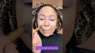 'Quick beat with tarte cosmetics #shorts #tarte ￼#makeuptransformation'