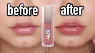 'The Best Lip Plumping Gloss? New Fenty Beauty Gloss Bomb Heat Lip Luminizer + Plumper Review FU$$Y'