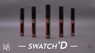 'HIRO Cosmetics Liquid Lip Paints Swatches // Vegan & Organic Makeup — SWATCH\'D'