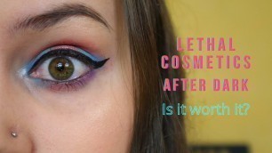 'Lethal Cosmetics After Dark Palette - Swatches & Review'