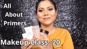 'Primer क्या होता है?कितने प्रकार का होता है ?Why its Important in Makeup?TOP 10 Affordable Primers'