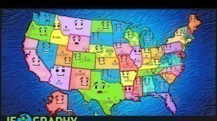 '50 States Song with Lyrics | Alphabetically-Ordered States & Capitals of the USA'