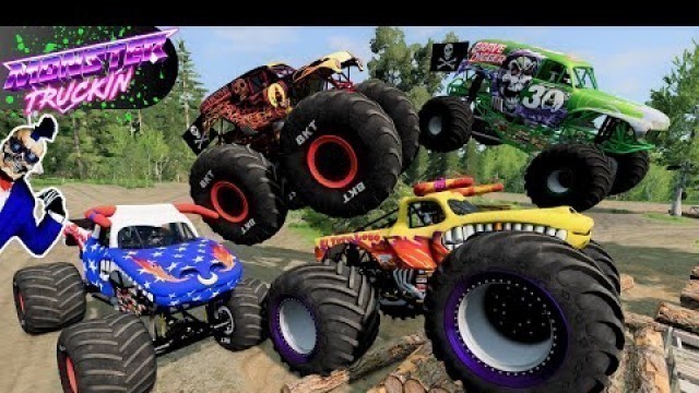 'Monster Truck Mud Battle #24 | BeamNG Drive | Mace Mace Tv'