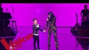 'Maître Gims - Est-ce que tu m\'aimes  | Jenifer et Natihei | The Voice Kids France 2019 | Finale'