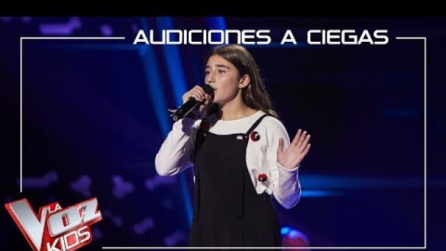 'Lola Avilés canta \'Mi amante amigo\' | Audiciones a ciegas | La Voz Kids Antena 3 2021'