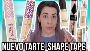 'NUEVO TARTE SHAPE TAPE ULTRA CREAMY | COMPARATIVA LOW COST/ ALTA GAMA'
