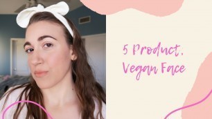 '5 Product Full Face of Vegan Makeup'