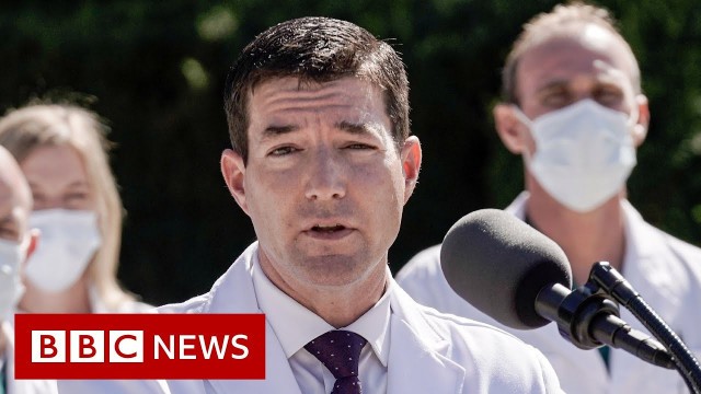 'Trump\'s medical team gives an update - BBC News'