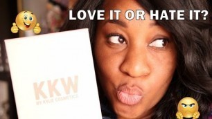 'KKW x Kylie Cosmetics| Demo & Review'