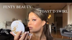 '✨FENTY BEAUTY✨TOAST’D SWIRL DEMO + REVIEW. (Shade: Pecan swirl)'