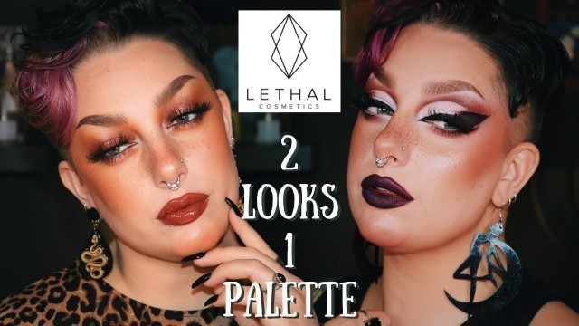 'Two Looks One Palette with Lethal Cosmetics | Madelaide'