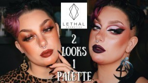 'Two Looks One Palette with Lethal Cosmetics | Madelaide'