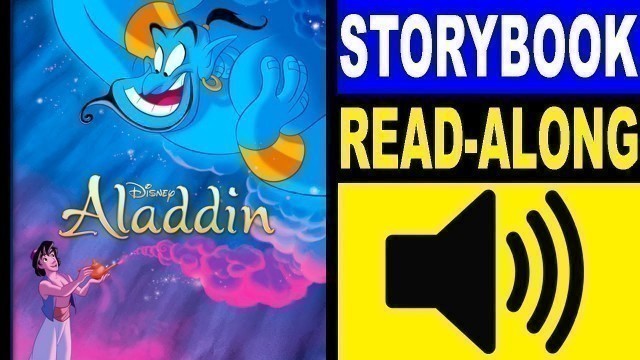 'Aladdin Read Along Story book, Read Aloud Story Books, Books Stories, Aladdin Storybook'