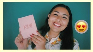 'Trying the KKW x Kylie cosmetics lipstick bundle | Hannah and Emily'