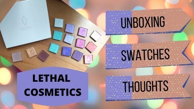 'New Makeup Monday | Lethal Cosmetics | Custom Palette'