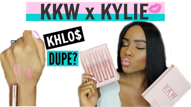 'KKW X Kylie Cosmetics SWATCHES + Review | Brown Skin + WOC'