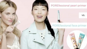 'Face Primer Comparison: The POREfessional Pearl Primer vs The POREfessional Face Primer'