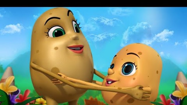 'బంగాళదుంప ఈ రోజు రంగుల ఆట ఆడుకుందామా - Colour Song | Telugu Rhymes for Children | Infobells'