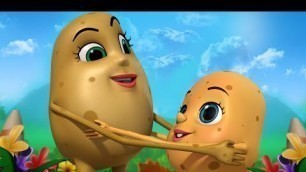 'బంగాళదుంప ఈ రోజు రంగుల ఆట ఆడుకుందామా - Colour Song | Telugu Rhymes for Children | Infobells'