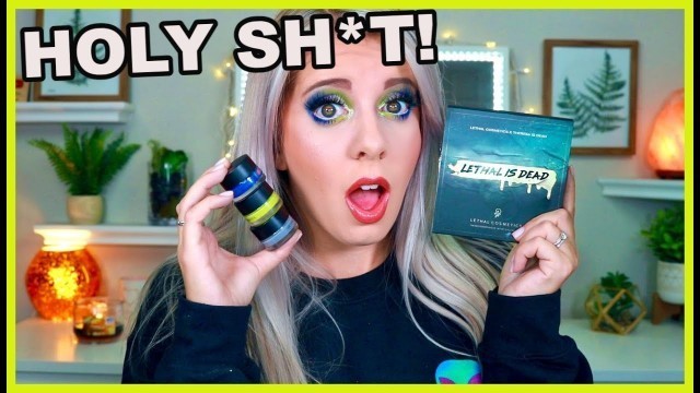 'LETHAL IS DEAD || TRYING OUT THE NEW LETHAL COSMETICS X THERESA IS DEAD COLLECTION || ANY GOOD?! ||'