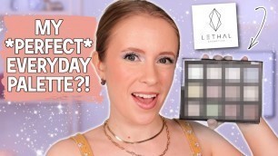'Designing MY DREAM PALETTE with Lethal Cosmetics Palette Designer // Swatches & 2 looks!'