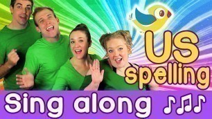 'Sing Along - Colors Song for kids, with lyrics (US spelling)'