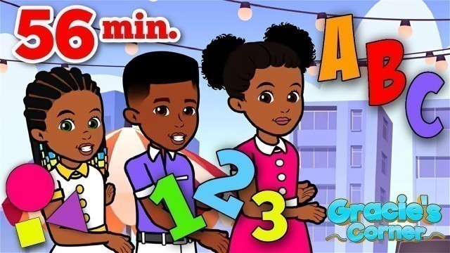 'Phonics, Counting, Colors + More Kids Learning Songs & Nursery Rhymes | Gracie’s Corner Compilation'