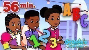 'Phonics, Counting, Colors + More Kids Learning Songs & Nursery Rhymes | Gracie’s Corner Compilation'