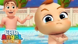 'No No Swimming Song | Fun Sing Along Songs by Little Angel Playtime'
