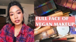 'FULL FACE OF VEGAN MAKEUP GRWM'